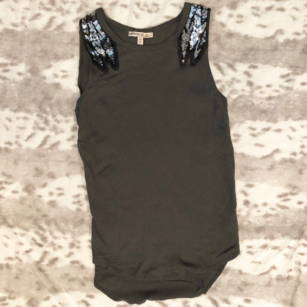 🦇 Sequin Angel Wing Tank Top 🦇
